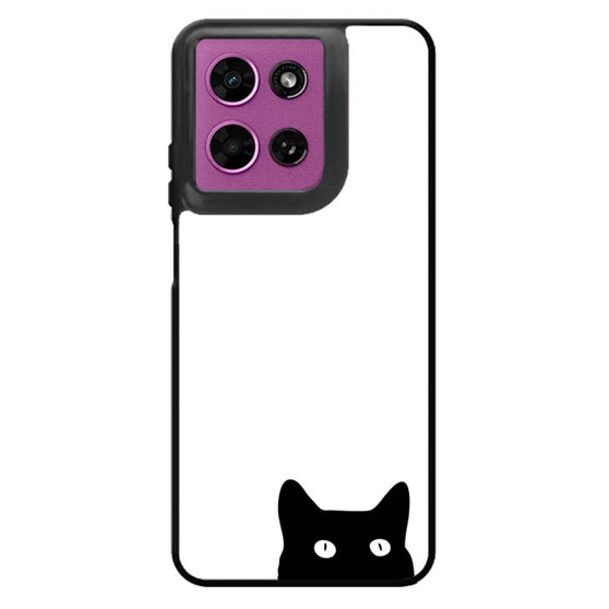 Watching black cat Motorola Moto G 2026 Case