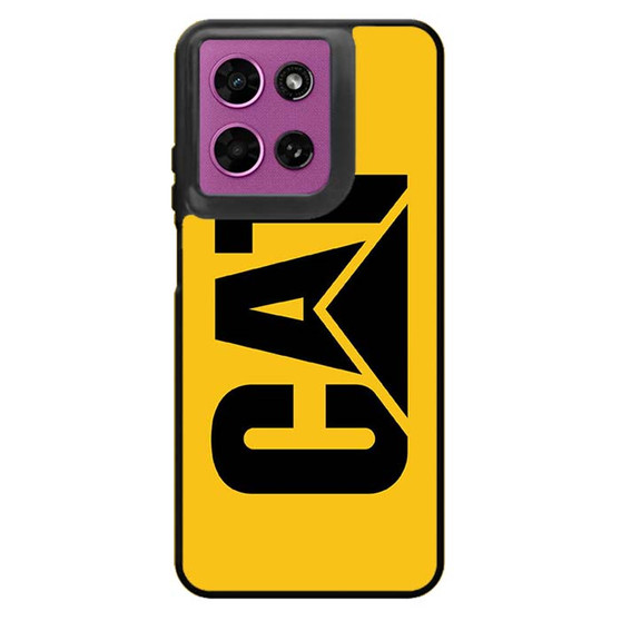 yellow caterpillar logo Motorola Moto G 2026 Case