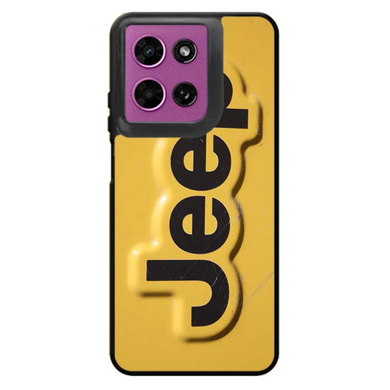 Yellow Jeep Plat Motorola Moto G 2026 Case