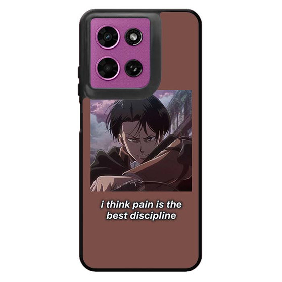 Attack on Titan Levi Quotes Motorola Moto G 2026 Case