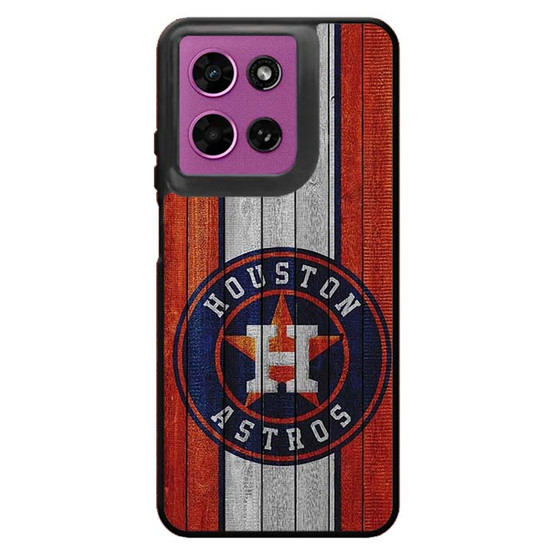 Huston Astros In Wood Art Motorola Moto G 2026 Case