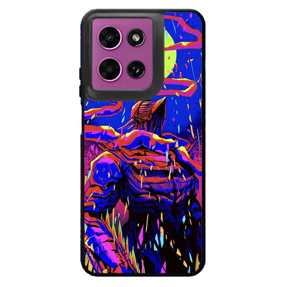 Denji Devils Mode in Abstract Motorola Moto G 2026 Case