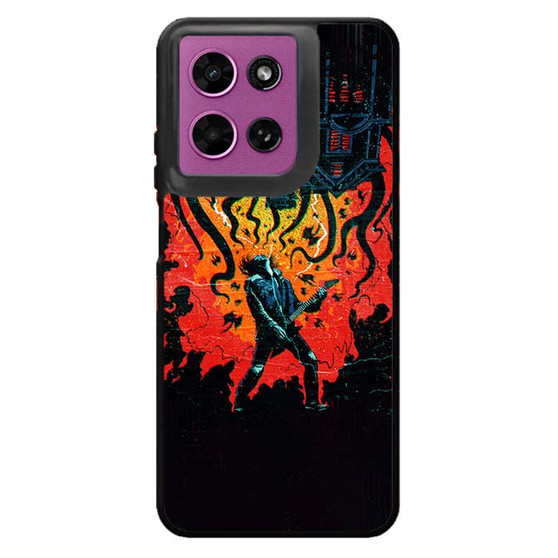 Stranger Things Eddie Munson Playing Guitar Motorola Moto G 2026 Case