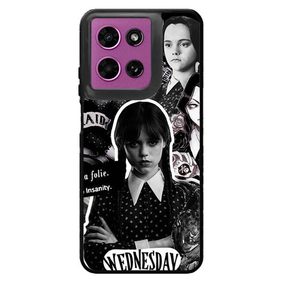 Wednesday The Addams Familly Collage Motorola Moto G 2026 Case
