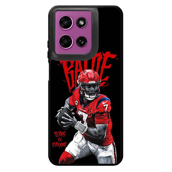 CJ Stroud Battle Red Texans Motorola Moto G 2026 Case