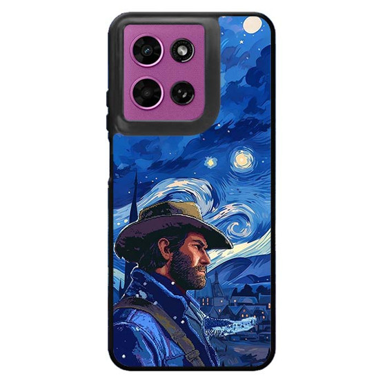 Red Dead Redemption II Arthur Starry Night Motorola Moto G 2026 Case