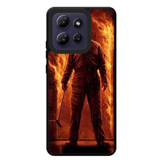 Michael myers on fire Motorola Moto G Play 2026 Case