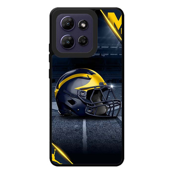 Michigan Wolverines Helmet Motorola Moto G Play 2026 Case
