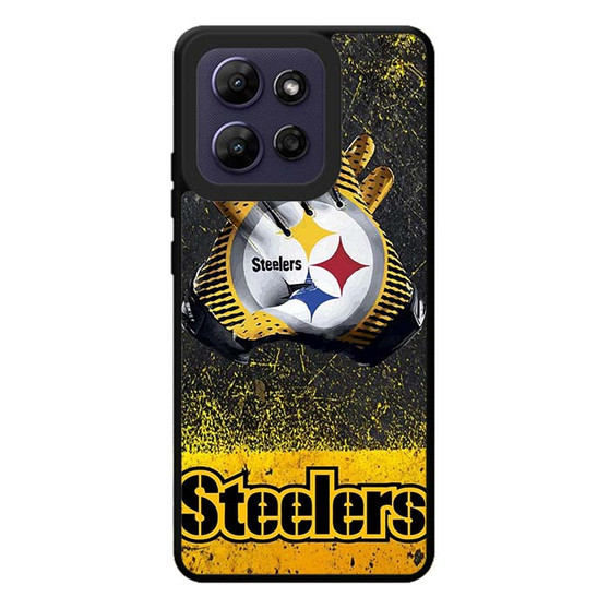Pittsburgh Steelers Gloves Motorola Moto G Play 2026 Case