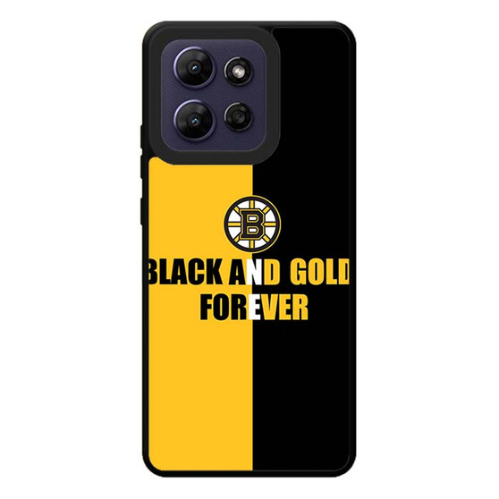 Boston Bruins Black And Gold Forever Motorola Moto G Play 2026 Case