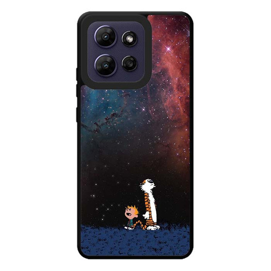Calvin and Hobbes Nebula Motorola Moto G Play 2026 Case