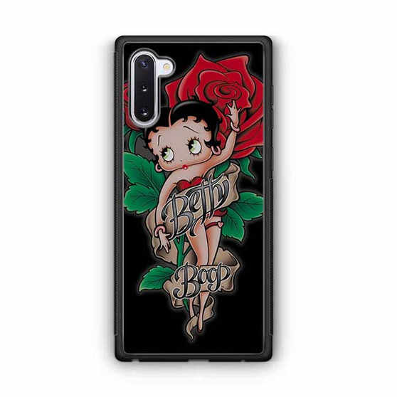 Betty Boop Red Rose Samsung Galaxy Note 10 Case