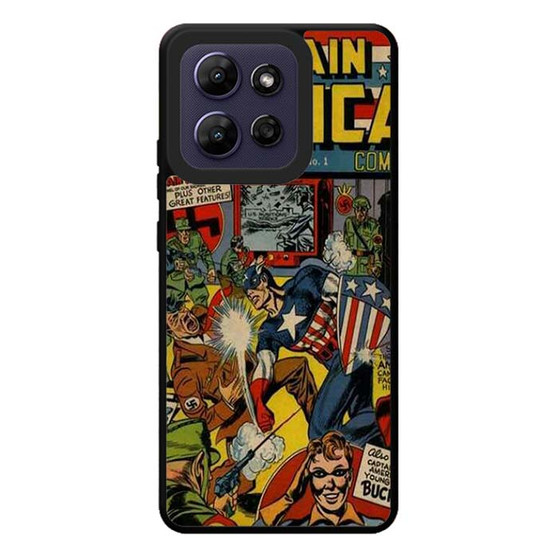 Comic Cover Captain America Motorola Moto G Play 2026 Case