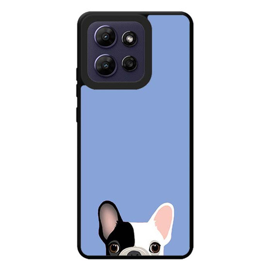 Cute French Bulldog Light Blue Motorola Moto G Play 2026 Case