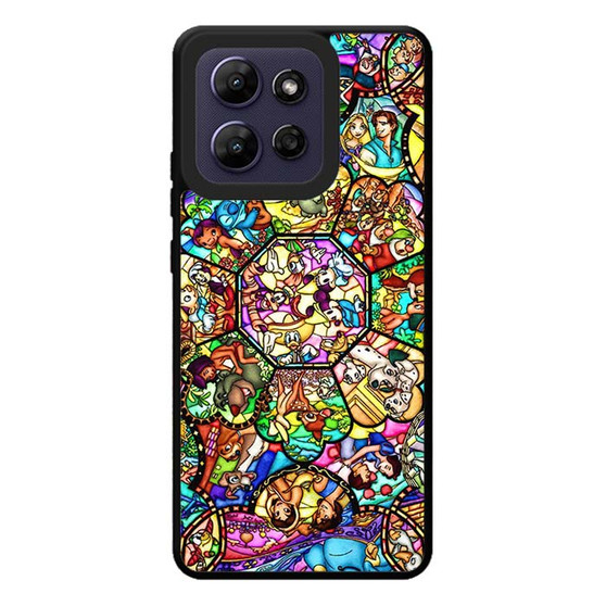 disney characters stained glass Motorola Moto G Play 2026 Case