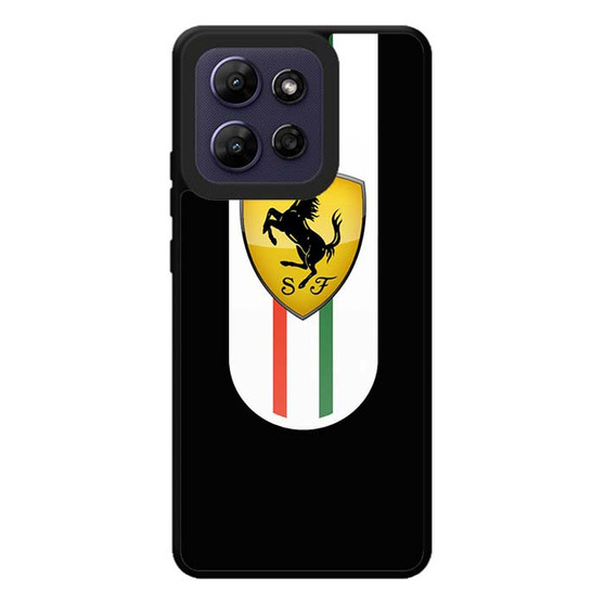 Ferrari Black Logo Motorola Moto G Play 2026 Case