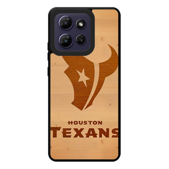 houston texans wood Motorola Moto G Play 2026 Case