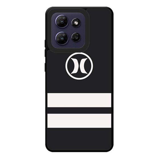 Hurley White Strip Motorola Moto G Play 2026 Case