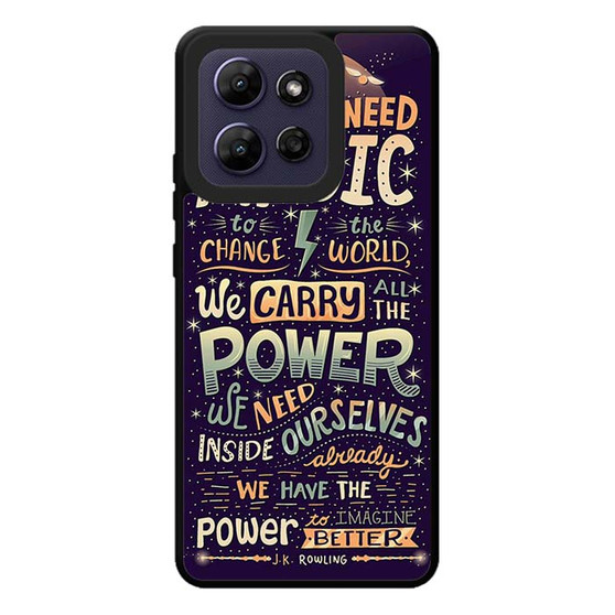 J.K. Rowling Quotes Motorola Moto G Play 2026 Case