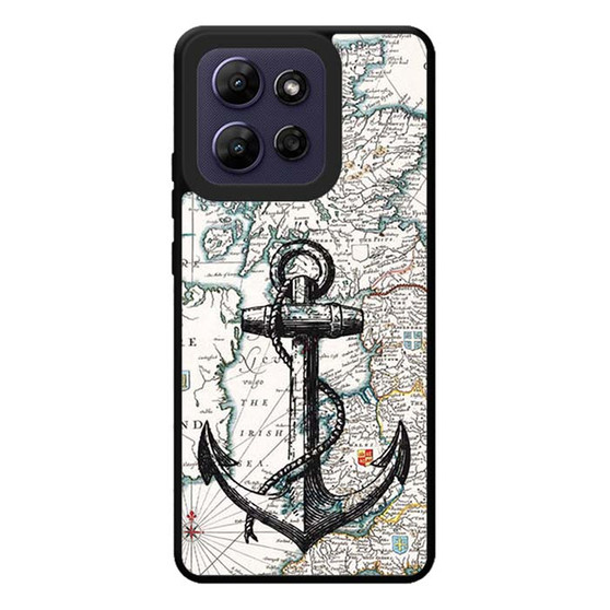 Nautica map and anchor Motorola Moto G Play 2026 Case
