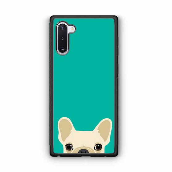 blue french bulldog Samsung Galaxy Note 10 Case