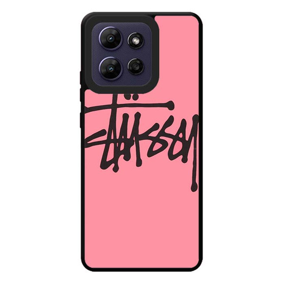 Pink Stussy Innovative Motorola Moto G Play 2026 Case