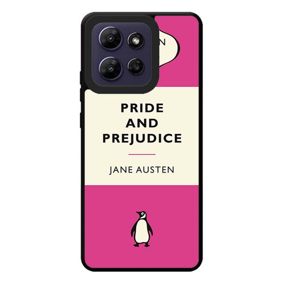 pride and prejudice penguin Book pink Motorola Moto G Play 2026 Case