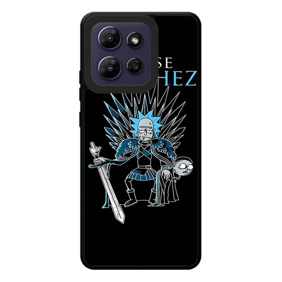 Rick And Morty In Iron Throne Motorola Moto G Play 2026 Case
