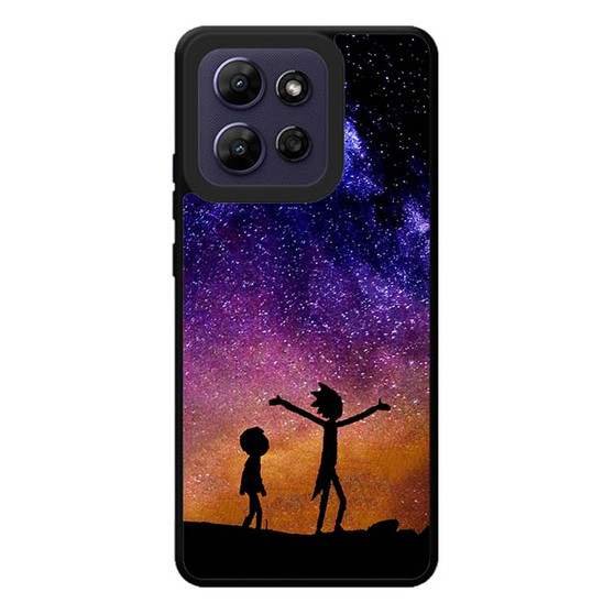 rick and morty space nebula Motorola Moto G Play 2026 Case