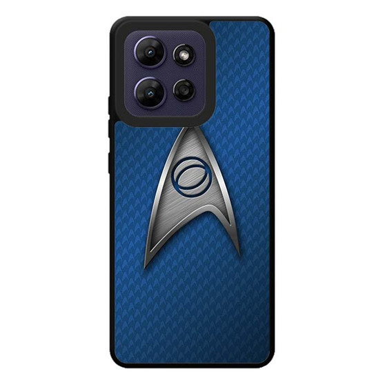 Star Trek Logo Blue Metal Motorola Moto G Play 2026 Case