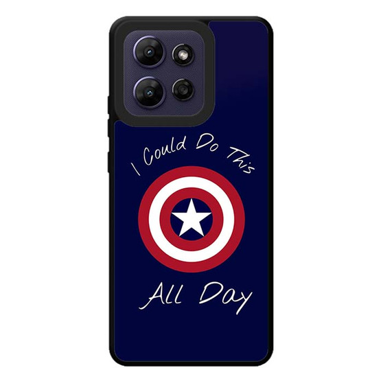 Steve Rogers Captain America Quote Motorola Moto G Play 2026 Case