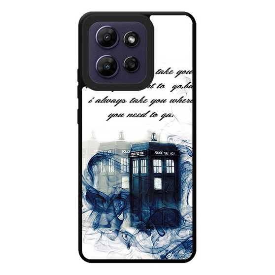 Tardis doctor who Quotes Motorola Moto G Play 2026 Case