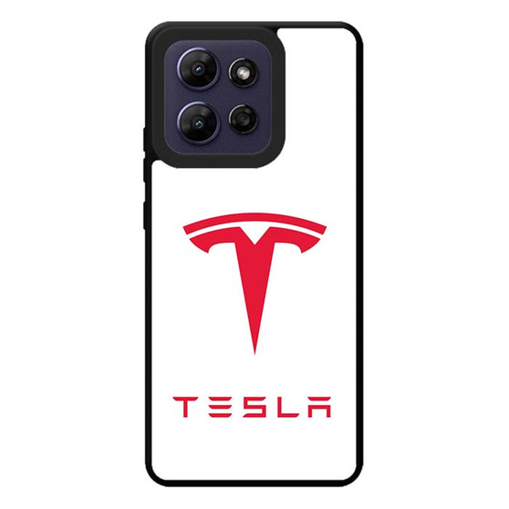 Tesla Logo 2 Motorola Moto G Play 2026 Case