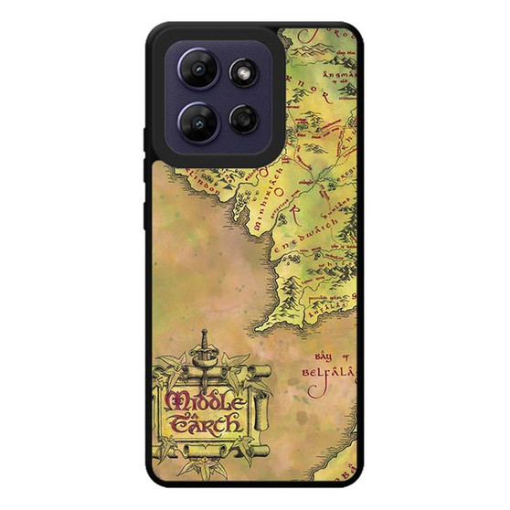 The Lord Of the rings Middle Earth map Motorola Moto G Play 2026 Case
