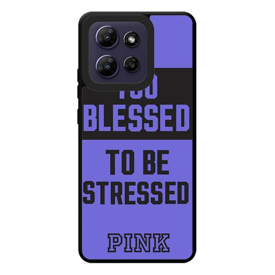 Too Blessed Pink Motorola Moto G Play 2026 Case