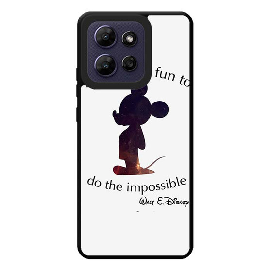 Walt Disney Quote 1 Motorola Moto G Play 2026 Case