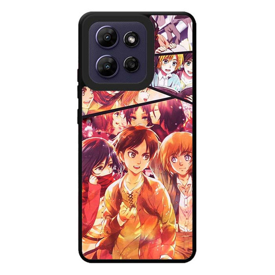 Attack on Titan Eren Mikasa & Armin Motorola Moto G Play 2026 Case