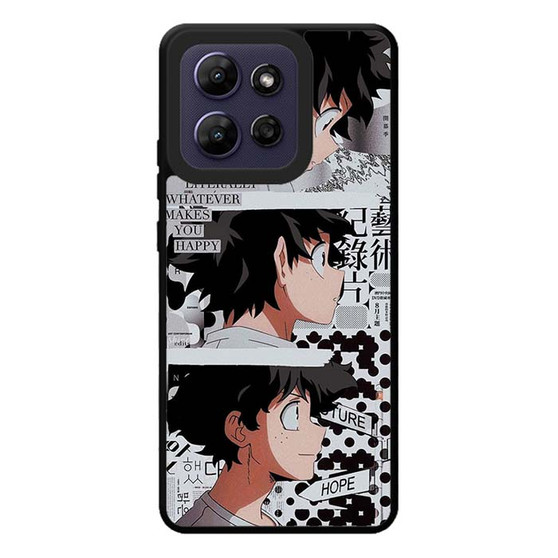 My Hero Academia Deku's Quotes Motorola Moto G Play 2026 Case