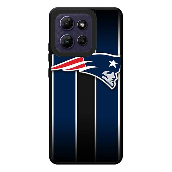 New England Patriots In Two Line Motorola Moto G Play 2026 Case