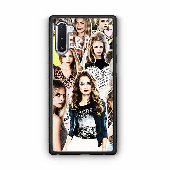 Cara Delevingne Collage Samsung Galaxy Note 10 Case