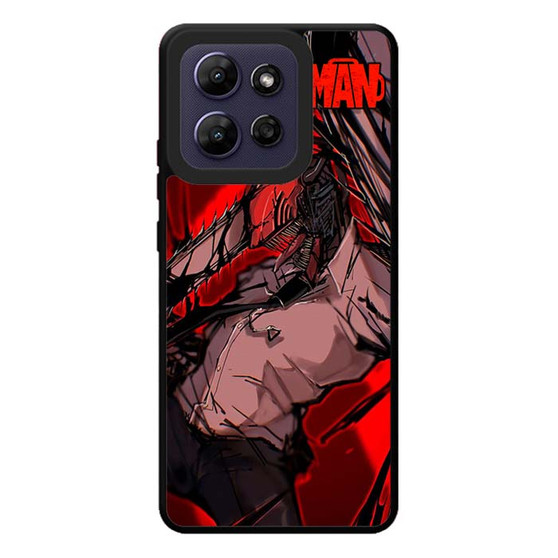 Denji Devil Mode in Red Motorola Moto G Play 2026 Case
