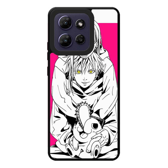 Denji Power and Pochita Motorola Moto G Play 2026 Case