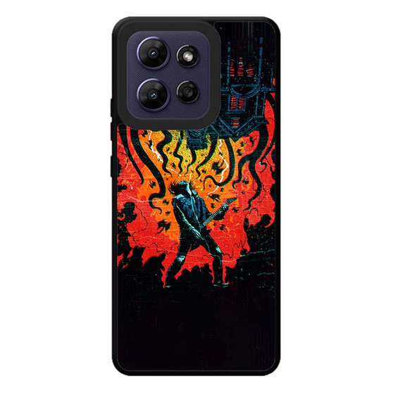 Stranger Things Eddie Munson Playing Guitar Motorola Moto G Play 2026 Case