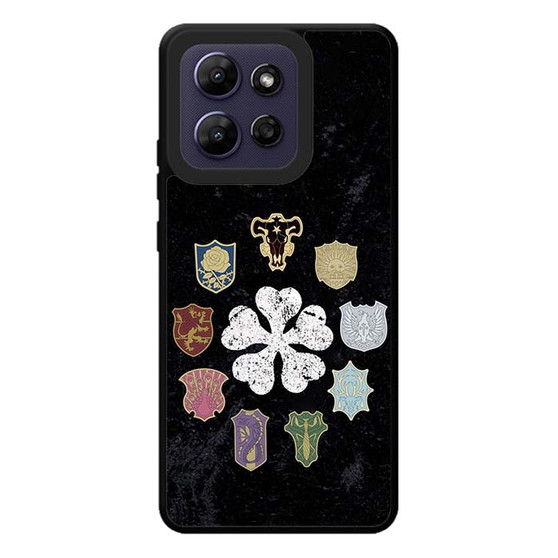 Black Clover Logos Motorola Moto G Play 2026 Case