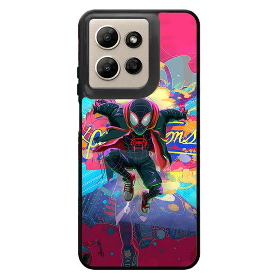 Spiderman Across the Spider Verse Miles Morales in Gravity Motorola Moto G Power 2026 Case