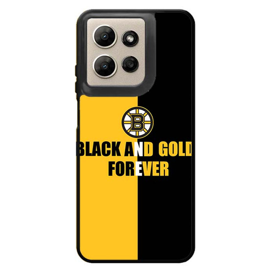 Boston Bruins Black And Gold Forever Motorola Moto G Power 2026 Case