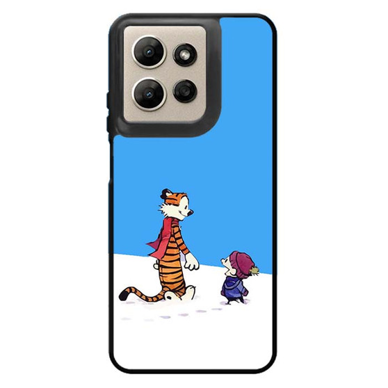 Calvin and Hobbes Wanna Make Snowman Motorola Moto G Power 2026 Case
