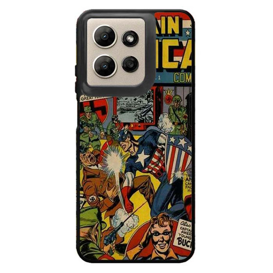 Comic Cover Captain America Motorola Moto G Power 2026 Case