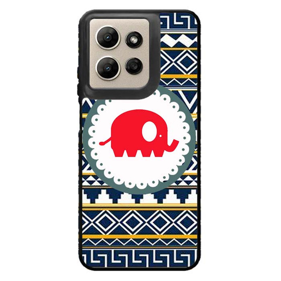 Cute Red Elephant Aztec Motorola Moto G Power 2026 Case
