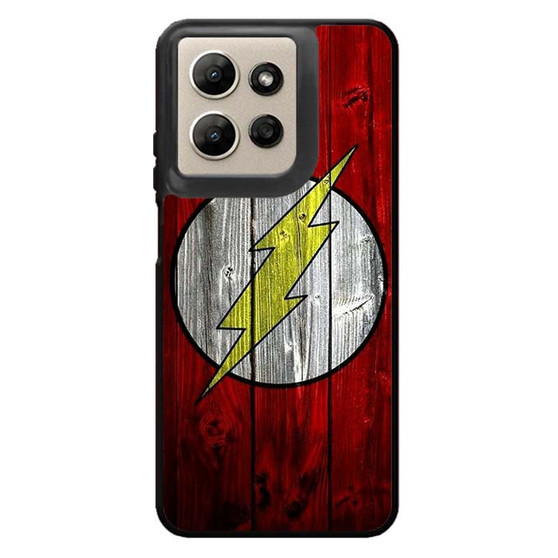 Flash Logo Wood Motorola Moto G Power 2026 Case
